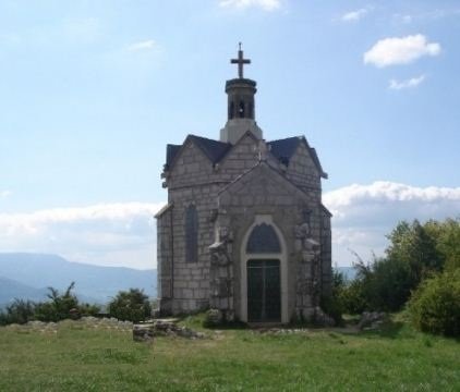 la chapelle du sommet Challes les Eaux